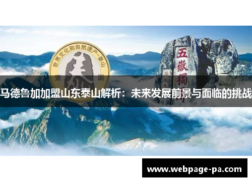 马德鲁加加盟山东泰山解析：未来发展前景与面临的挑战